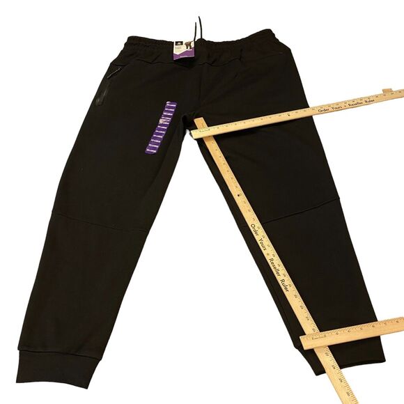 Member's Mark Everyday Active Joggers Mens 2XL Black Stretch Comfort Waistband - Picture 3 of 15